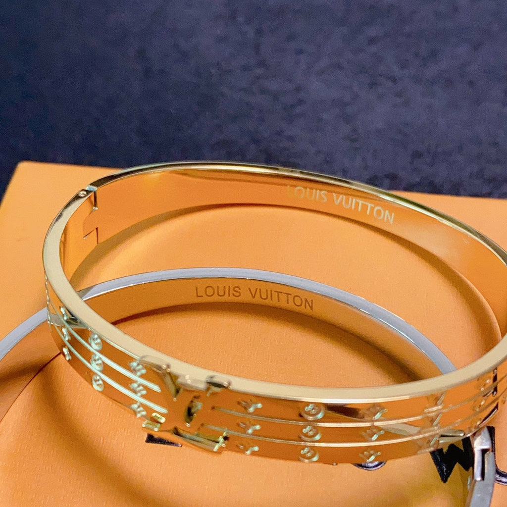 18K Louis Vuitton Vintage Monogram Bracelet