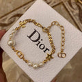18K Petie Dior Pearls Bracelet