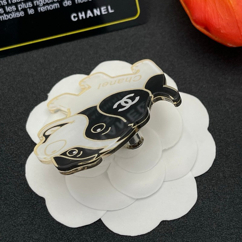 18K  Chanel Dog Brooch