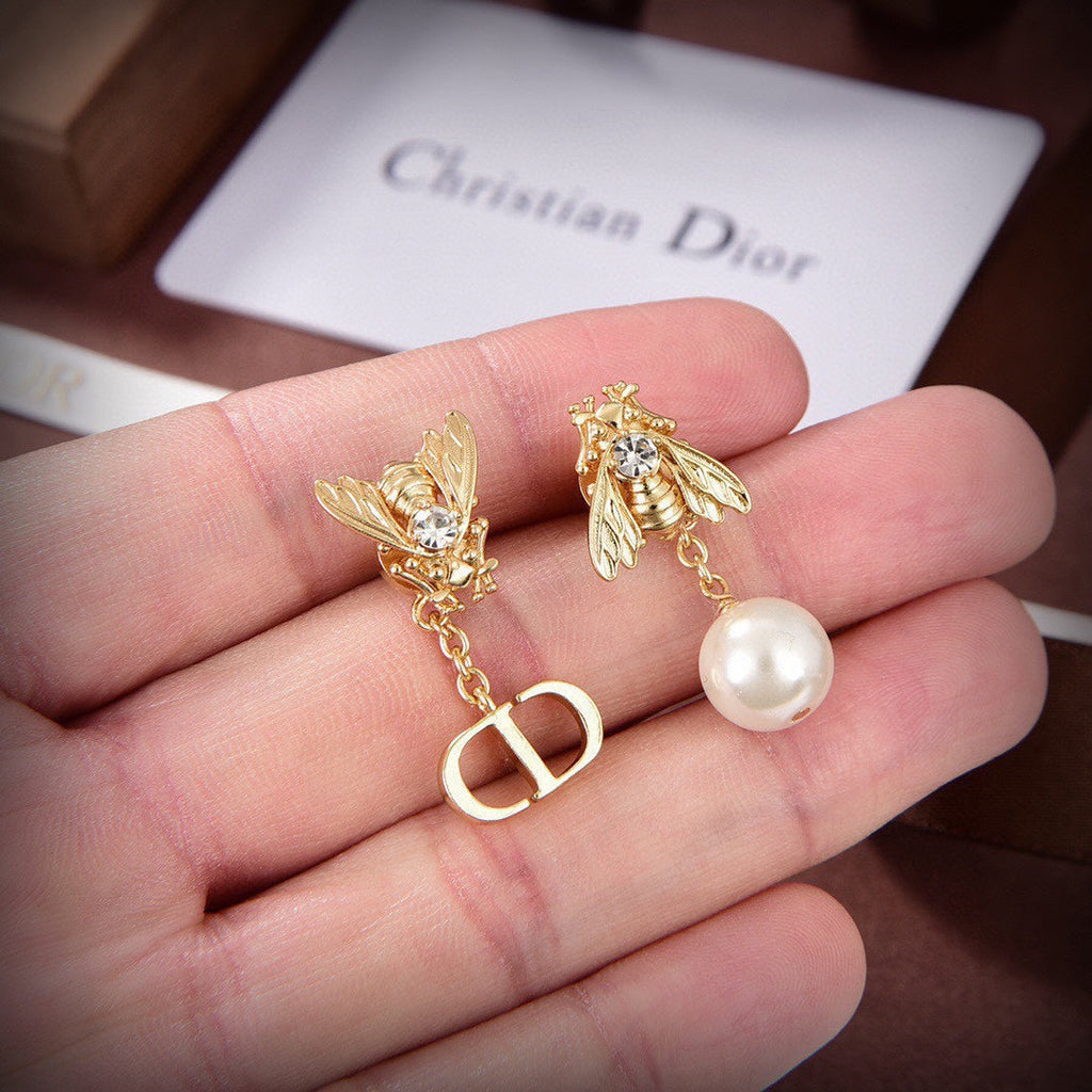 18K Dior Queen Bee Earrings