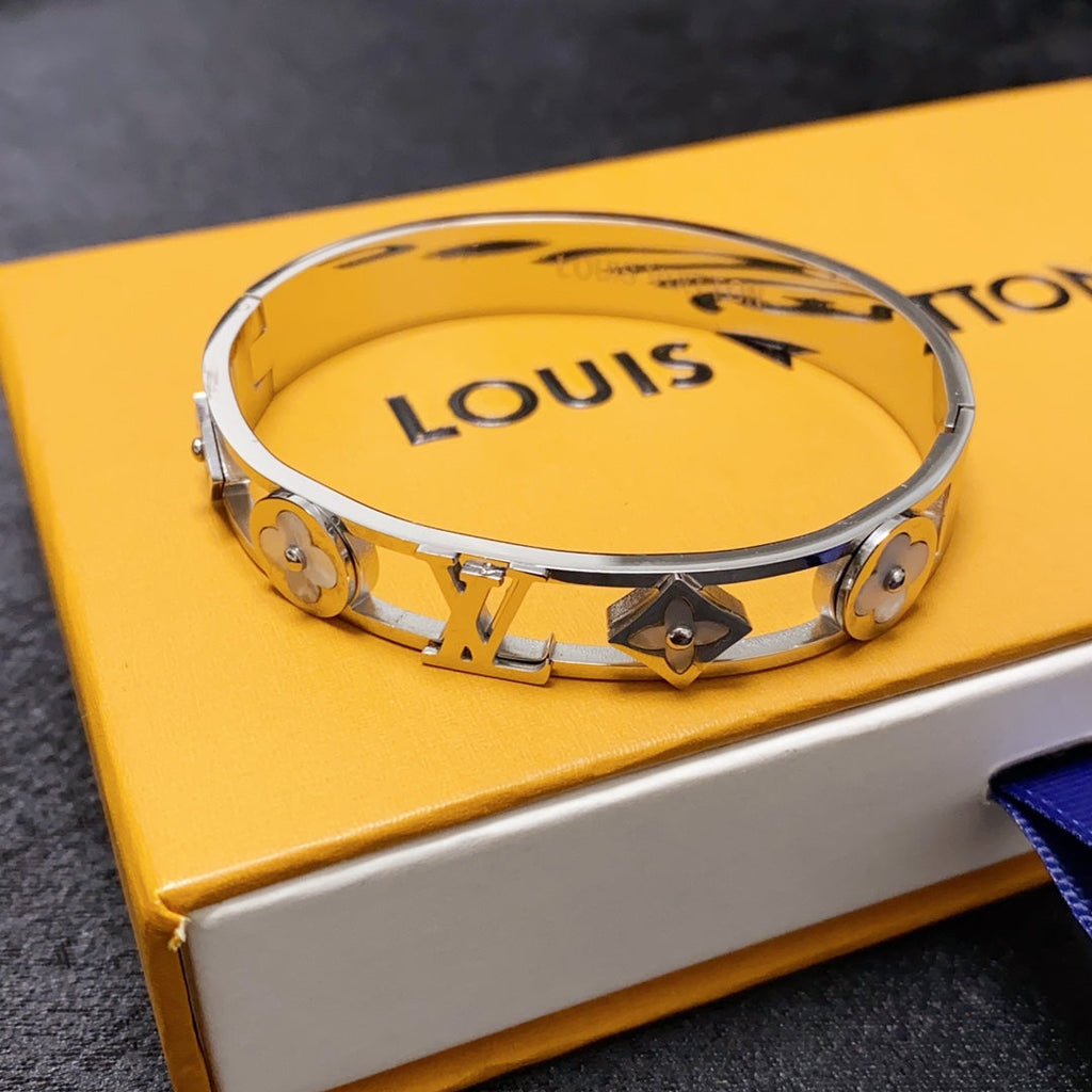 18K Louis Vuitton Crystal Studded Bracelet