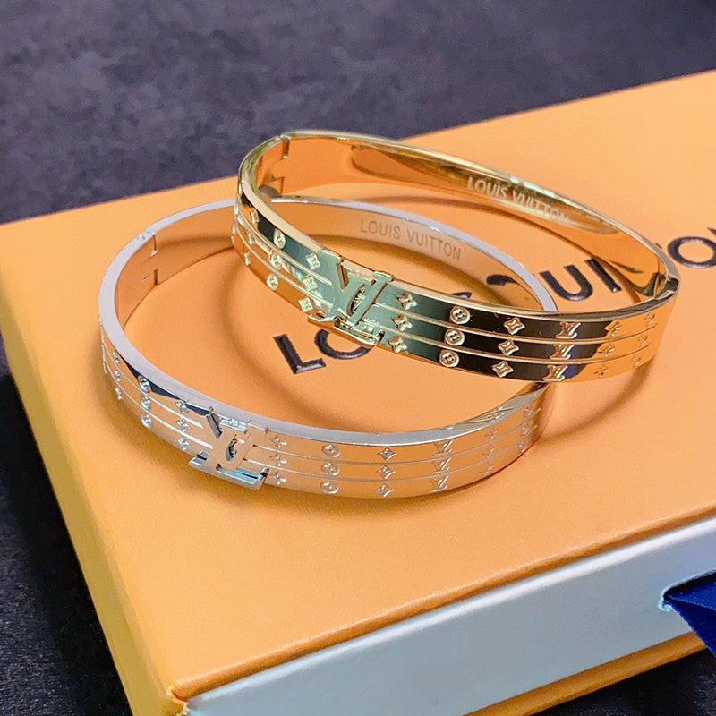 18K Louis Vuitton Vintage Monogram Bracelet