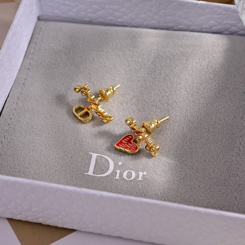 18K Dior Dioramour Je Vous Adore Earrings