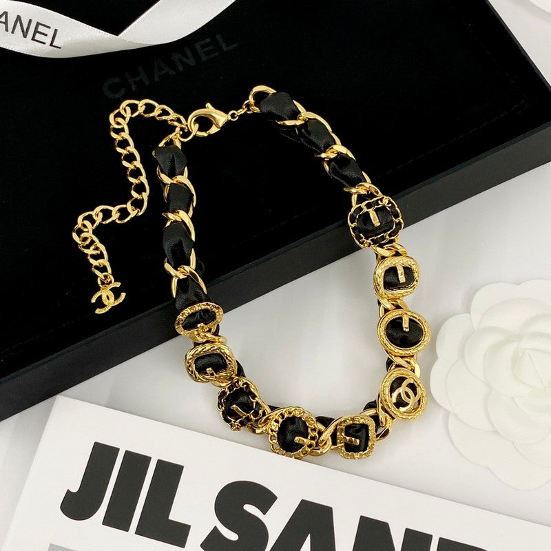 18K  Chanel 2024 Leather Necklace