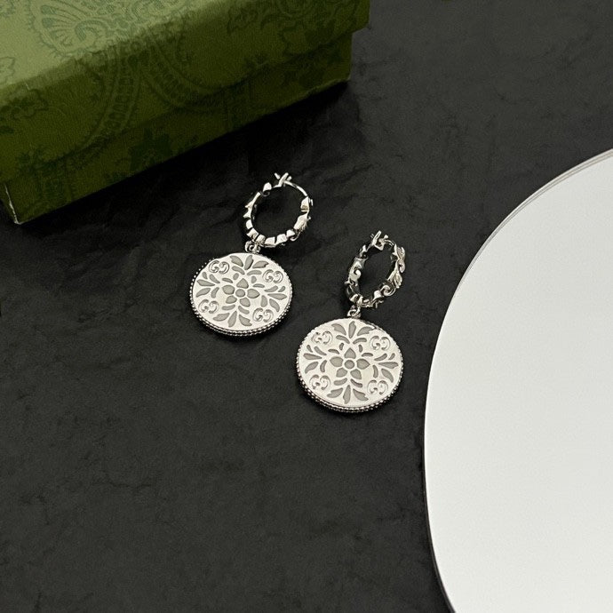 18K Double GucciIcon Blooms Earrings