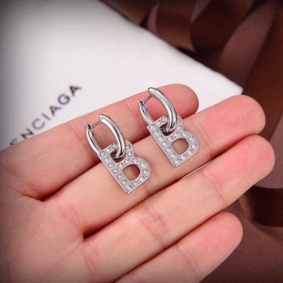 18K Balenciaga Chain XS Earrings