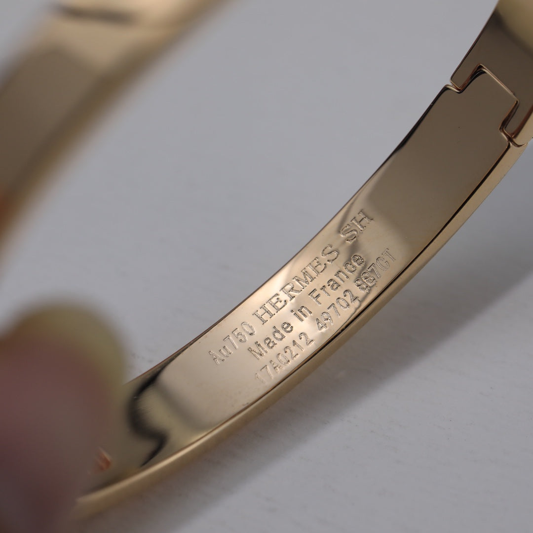 18K Hermes Diamonds Bracelet
