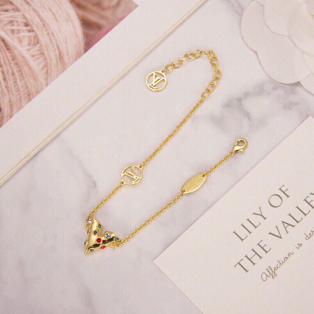 18K Louis Vuitton Essential V Plan¨¨te Bracelet