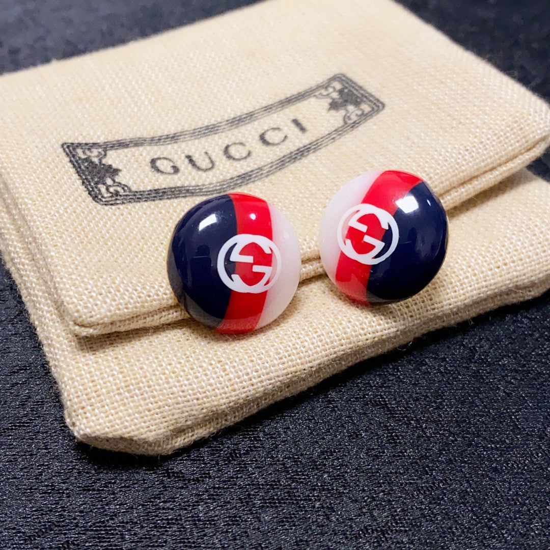 18K Double Gucci Color Earrings