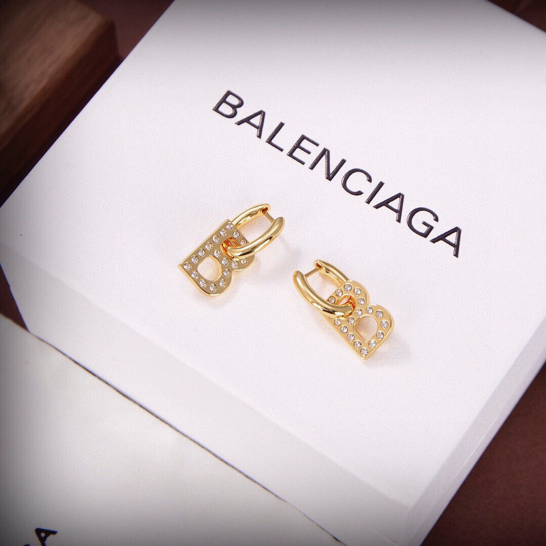 18K Balenciaga Chain XS Earrings