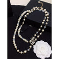 18K  Chanel Long Pearl Necklace