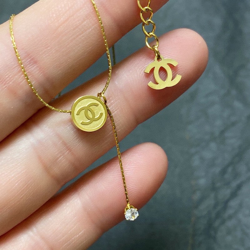 18K  Chanel Gold Necklace