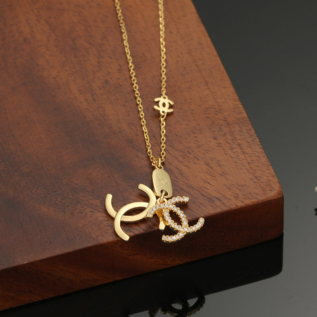 18K  Chanel Diamond Long Necklace