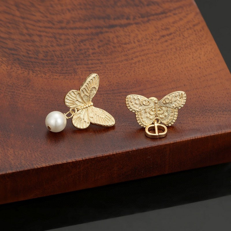 18K Dior Butterfly Earrings