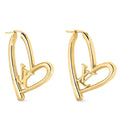 18K Louis Vuitton Fall in Love Earrings